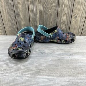 Crocs Kids Classic Clog Tie Dye Junior Youth Size 2